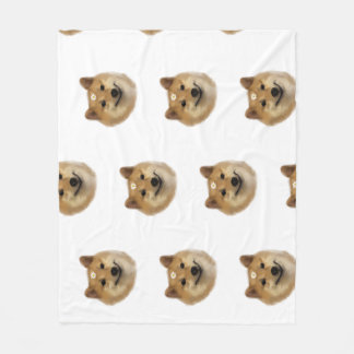 Käse das Fat Shiba Inu Muster Blanket Fleecedecke