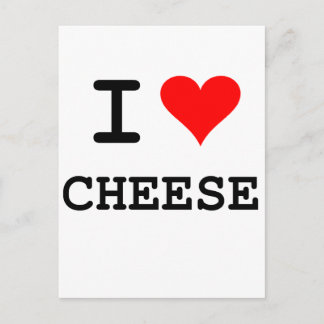 Käse der Liebe I (schwarze Beschriftung) Postkarte