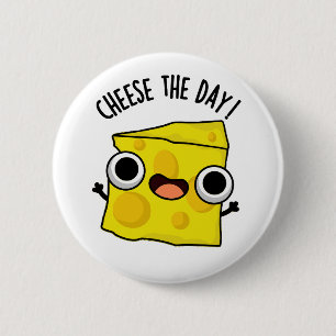 Käse Der Tag Funny Food Puff Button