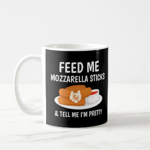 Käse Fütterte mir Mozzarella Sticks Kaffeetasse