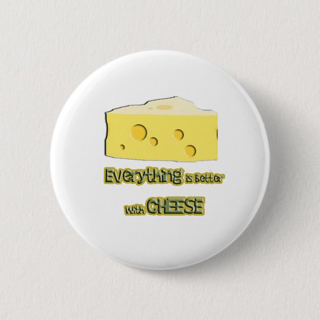 Käse gehört zu alles button (Vorderseite)