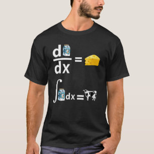 Käse-Kalkulation Funny Science Mathe T-Shirt