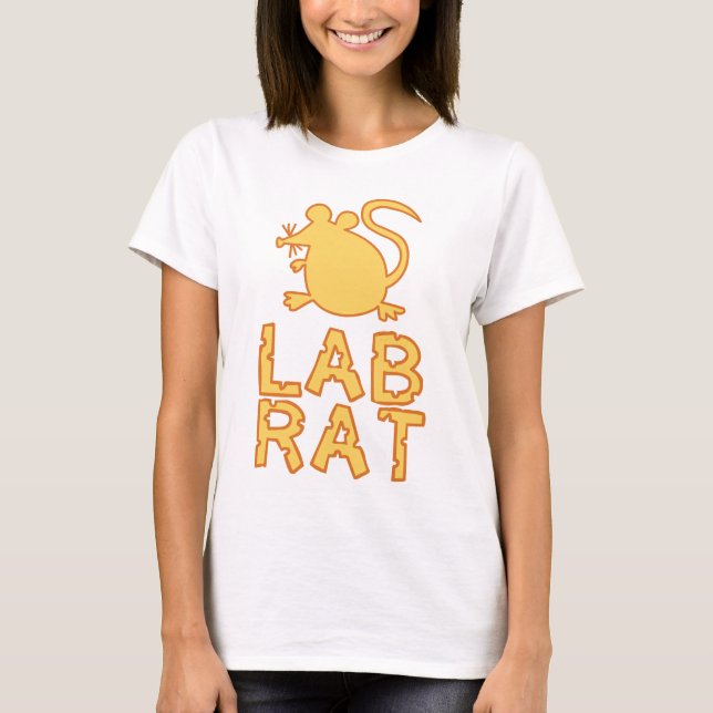 Käse-Labrador-Ratte T-Shirt (Vorderseite)