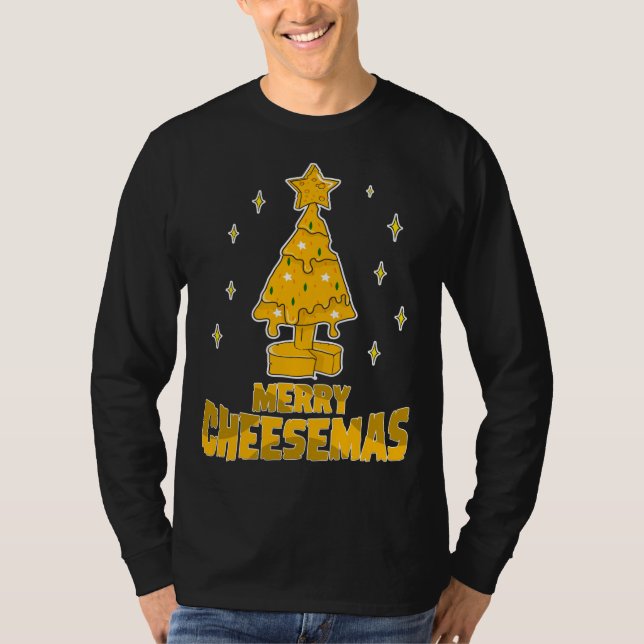 Käse liebt Weihnachten wirklich wie Käse Funny X T-Shirt (Vorderseite)