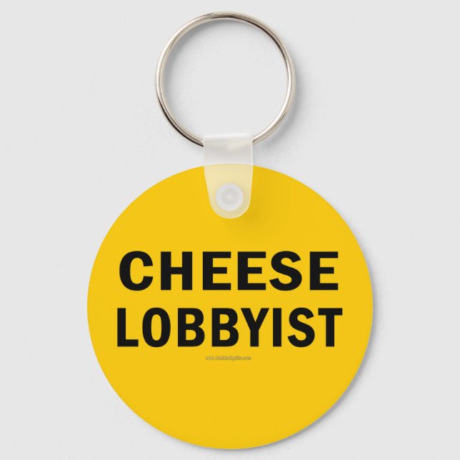 Käse-Lobbyist... Schlüsselanhänger (Vorderseite)
