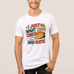 Käse Lover Funny Rat Tri-Blend Shirt