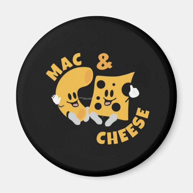 Käse Mac & Cheese Funny Gift Idee Magnet (Vorne)