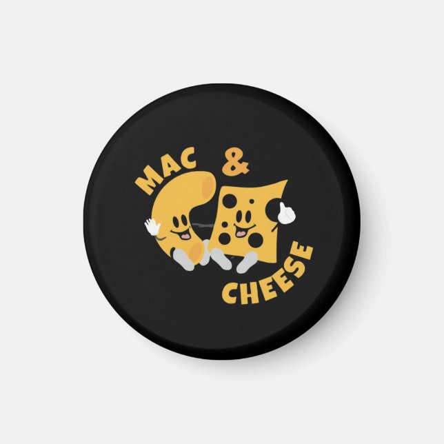 Käse Mac & Cheese Funny Gift Idee Magnet (Vorne)