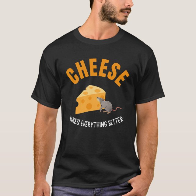 Käse macht alles besser T-Shirt (Vorderseite)