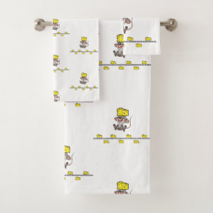 Käse Maus Badezimmer Handtuch Sets