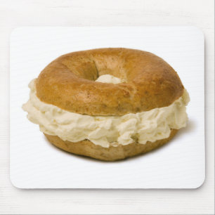 Käse-Mausunterlage des Bagel-w/Cream Mousepad