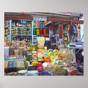 Käse, Oliven und Nuts Poster