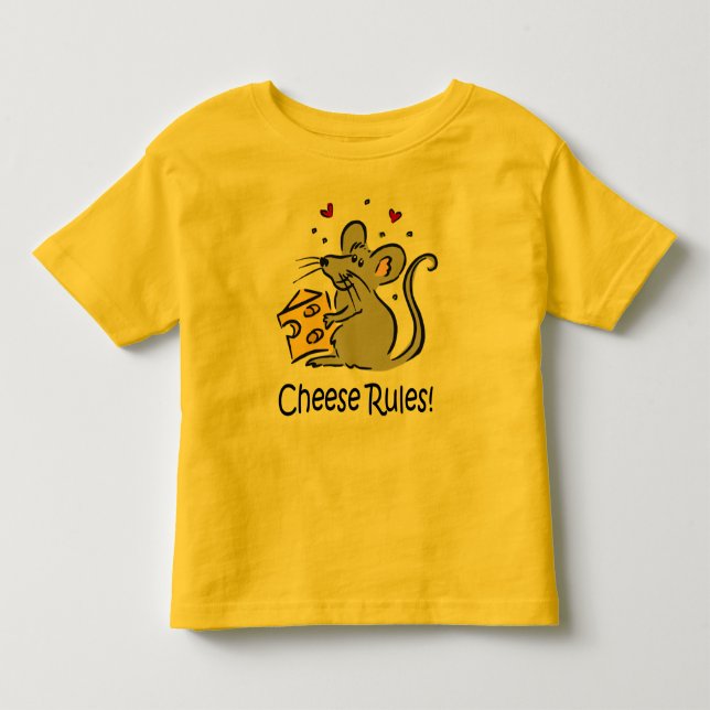 Käse ordnet T - Shirt an (Vorderseite)
