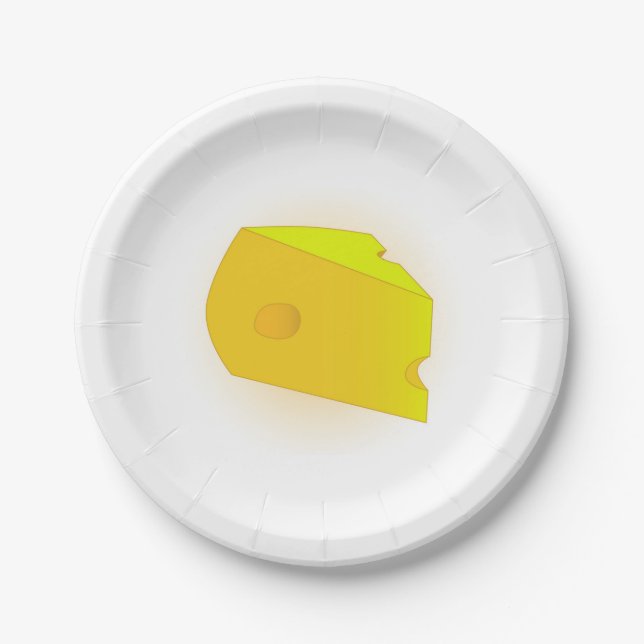 Käse Pappteller (Vorderseite)