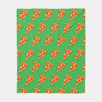 Käse-Peperoni-Pizza-Stück Fleecedecke