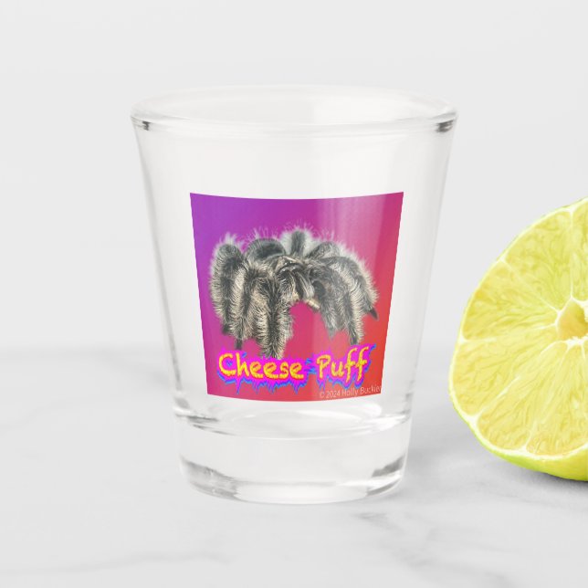 Käse Puff Shot Glass Schnapsglas (Vorderseite)