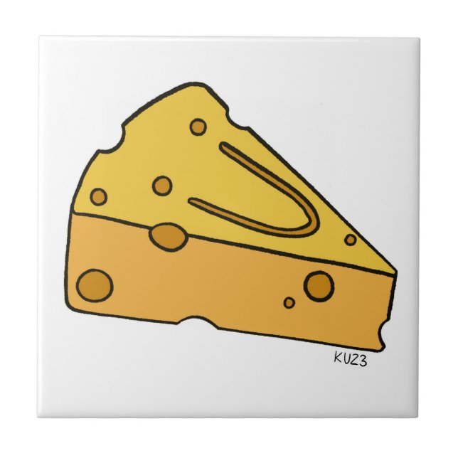 Käse-Schatz-Käse Fliese (Vorderseite)