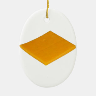 Käse Scheibe Keramik Ornament