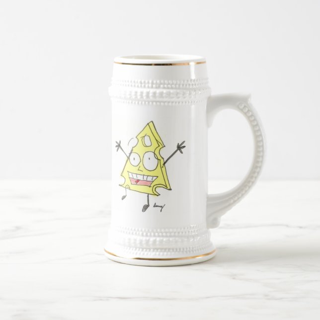 Käse Stein Bierglas (Rechts)