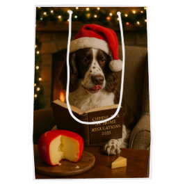 Käse Steuern Weihnachtsgeschenk Tasche - Springer Mittlere Geschenktüte