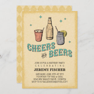 Käse und Bier Einladung