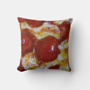 Käse- und Pepperoni-Pizza-Party Kissen