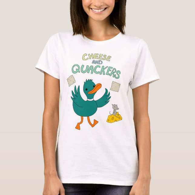 Käse und Quackers T-Shirt (Vorderseite)