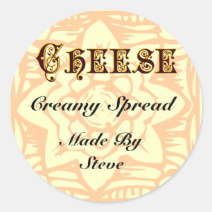 Käse Vintage Kunst Aufkleber
