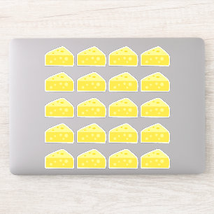 Käse-Wedge Snack Aufkleber