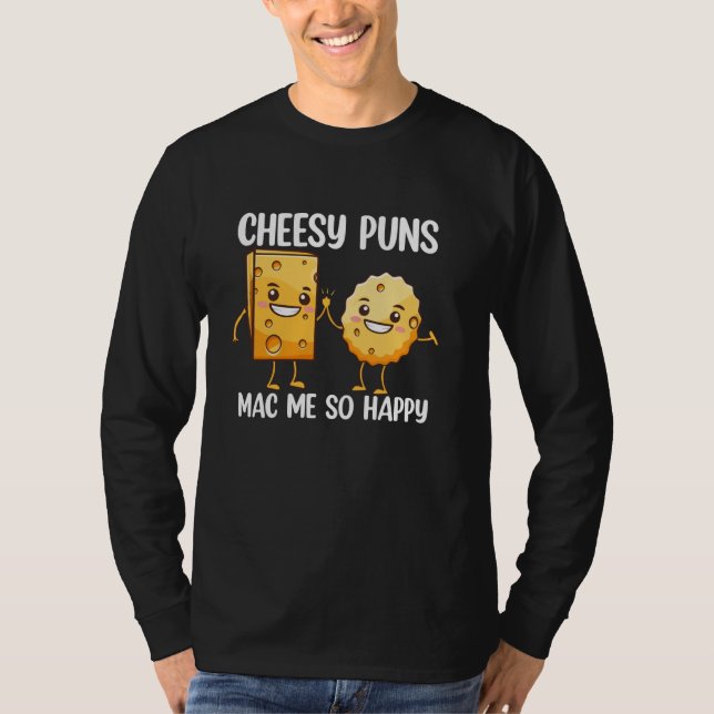 Käse-Witze machen mich so glücklich T-Shirt (Vorderseite)