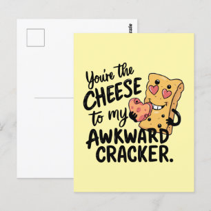 Käse zu My Awkward Das sonnige und Niedliche Val Postkarte
