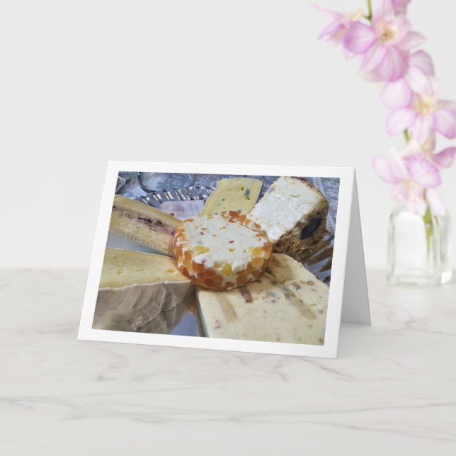 Käseauswahl Karte (Orchidee)