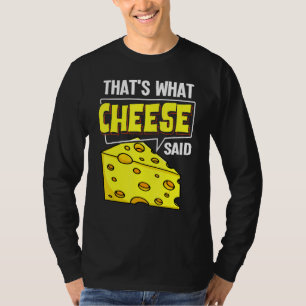 Käsebrett klebt Vegane Funny Puns T-Shirt