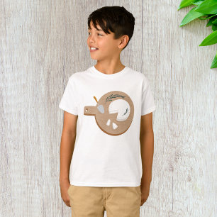 Käsebrett mit Brie-Messer und Kräutern T-Shirt