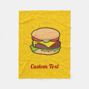 Käseeburger Fleece Blanket
