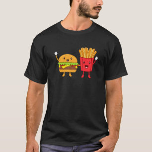 Käseeburger und Fries Hamburger Burger Food Grap T-Shirt