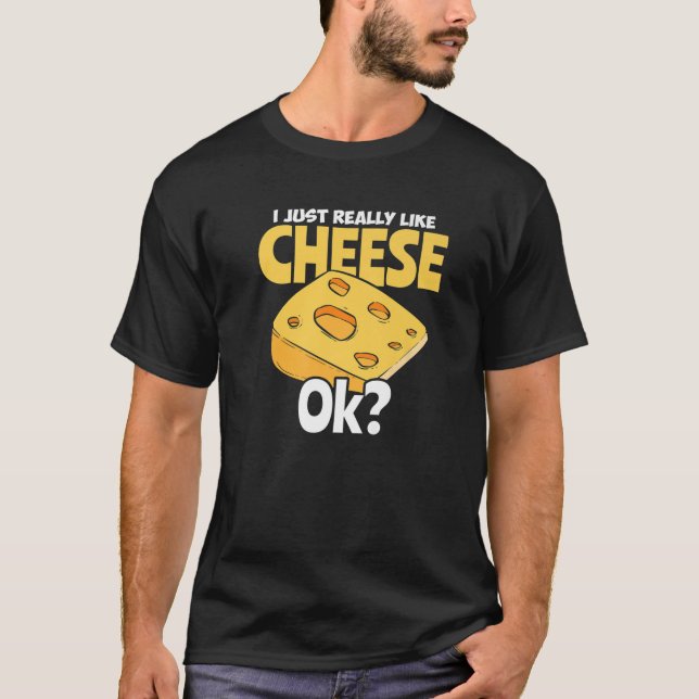Käsegeschenk Schweizer Grillkäse Cheddar T-Shirt (Vorderseite)