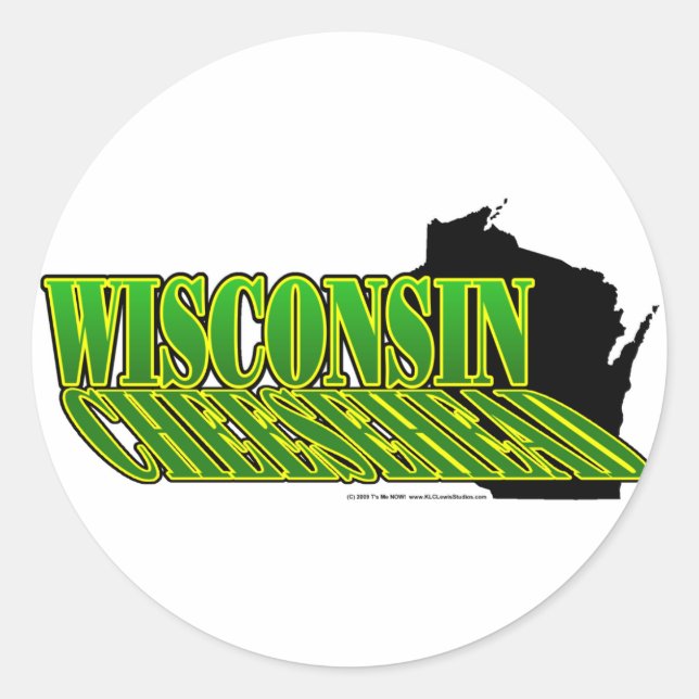 KäseHead Shadow Runder Aufkleber (Vorderseite)