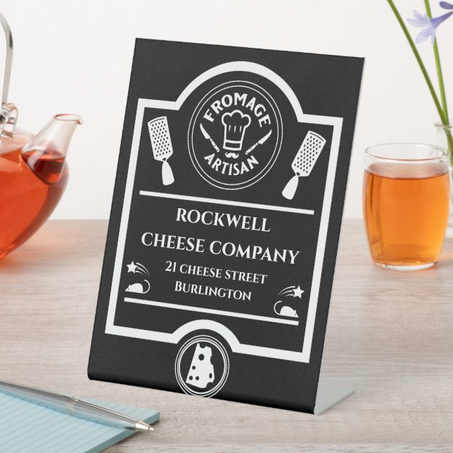 Käsehersteller Sockelschild (In Situ)