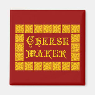 Käsehersteller Vintage Küchenkunst Magnet