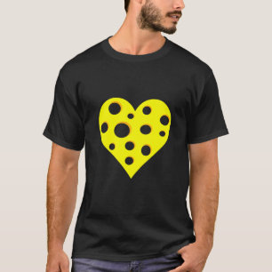 Käseherz Swiss Cheddar Gouda Brie Feta Dairy F T-Shirt