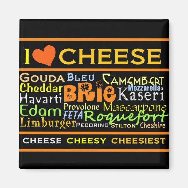 Käseliebhaber Magnet (Vorne)