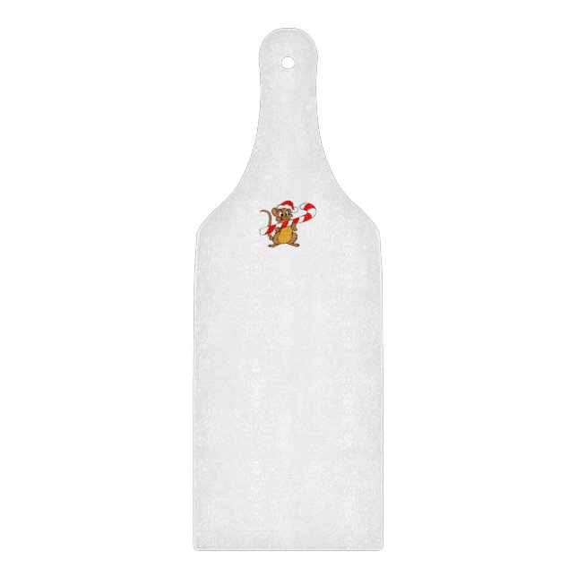 Käsemaschine - Weihnachtsmäuse Schneidebrett (Vorderseite)