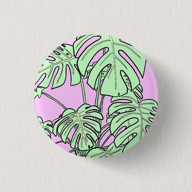 Käsepflanze Lesezeichen, Pflanzenliebhaber  Button (Vorderseite)