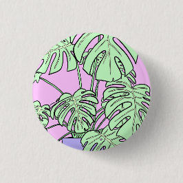 Käsepflanzen-Abzeichen, Pin, Knopf, Pflanzenliebha Button