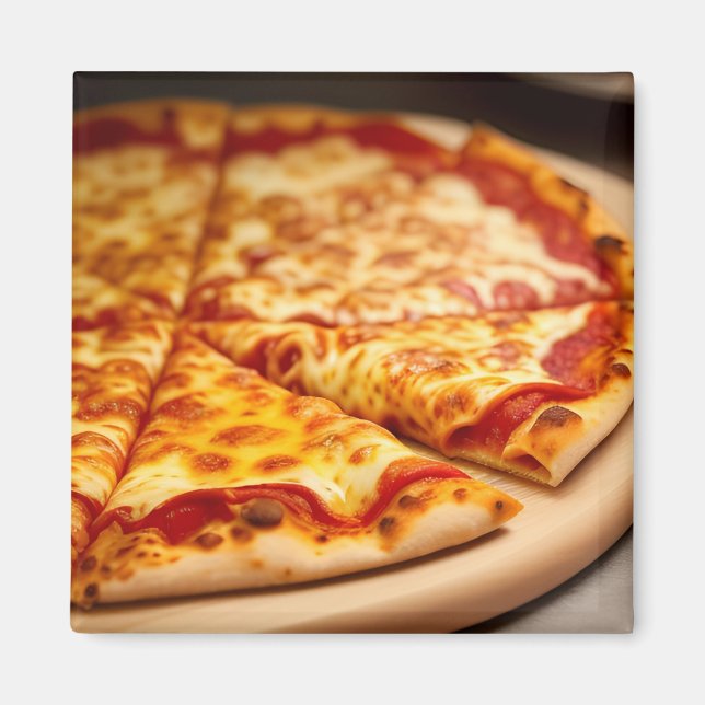 Käsepizza Magnet (Vorne)