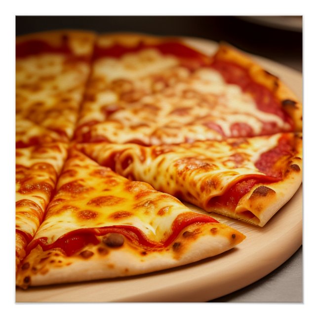 Käsepizza Poster (Vorderseite)