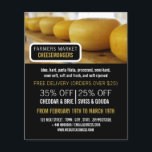 Käseräder, Käsewerbung Flyer<br><div class="desc">Käsesalben,  Käsemonger-Flyer von der Visitenkarte Store.</div>