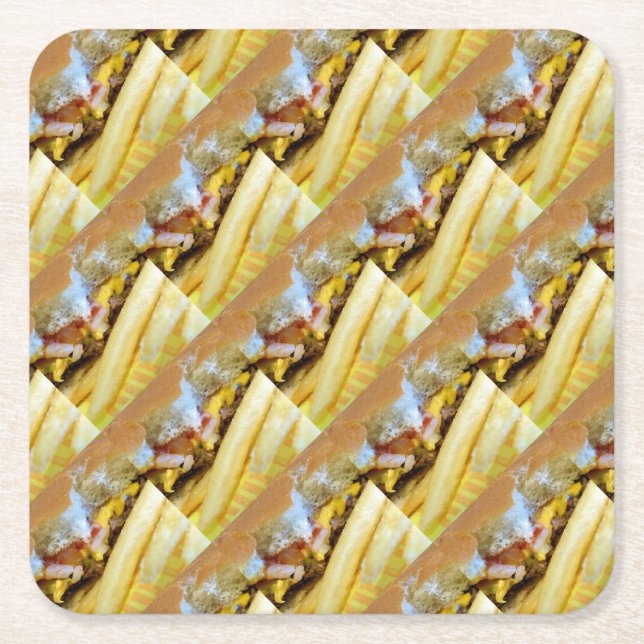 Käsermeister und Fries Rechteckiger Pappuntersetzer (Vorderseite)