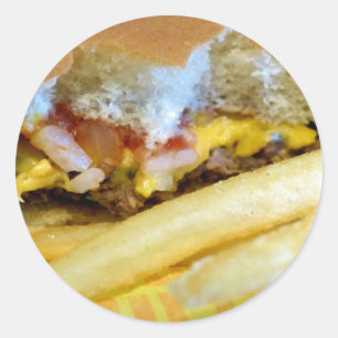 Käsermeister und Fries Runder Aufkleber